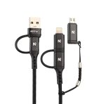 کابل 5سر 5in1 فست شارژ NITU UC62 طول 1 متر - تصویر 2
