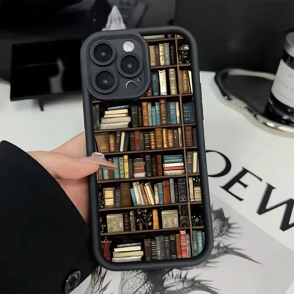 69b93e قاب آیفون سالید کتابخونه Library - تصویر 1