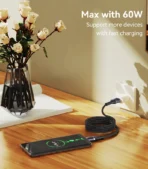کابل دیتا یو اس بی/تایپ سی به تایپ سی Yesido CA165C 60W USB/Type-C to Type-C - تصویر 5