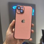 قاب آیفون پرو کالر Pro Color صورتی با محافظ لنز